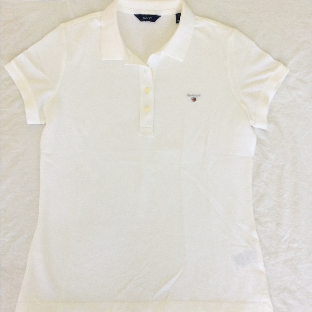 NWOT Women's White Polo Shirt